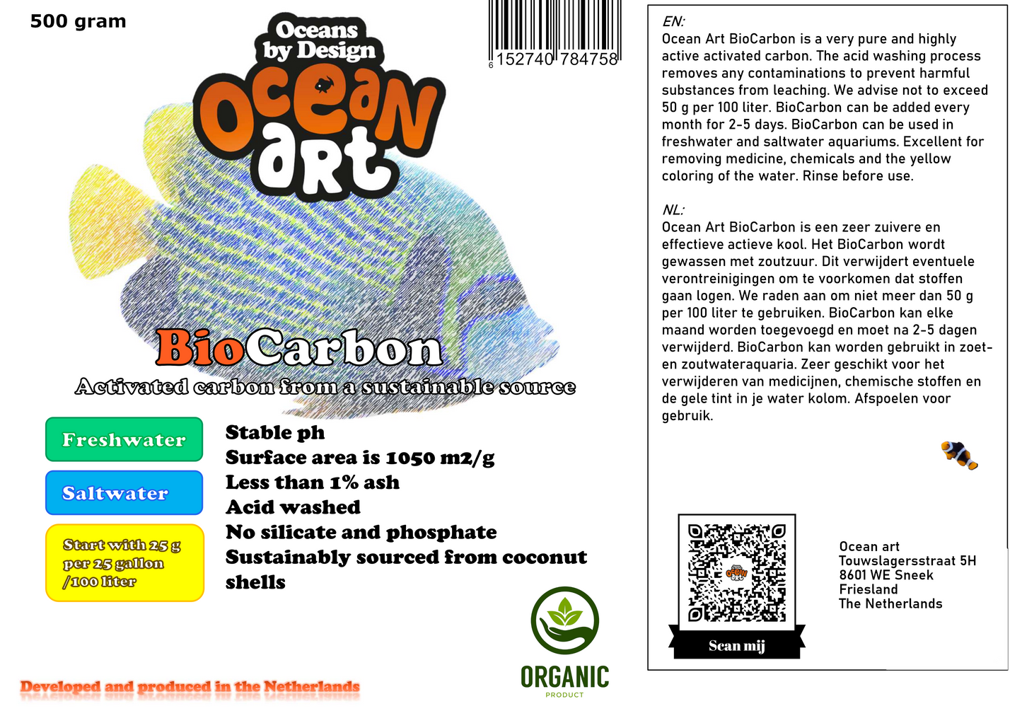 Ocean Art Biocarbon