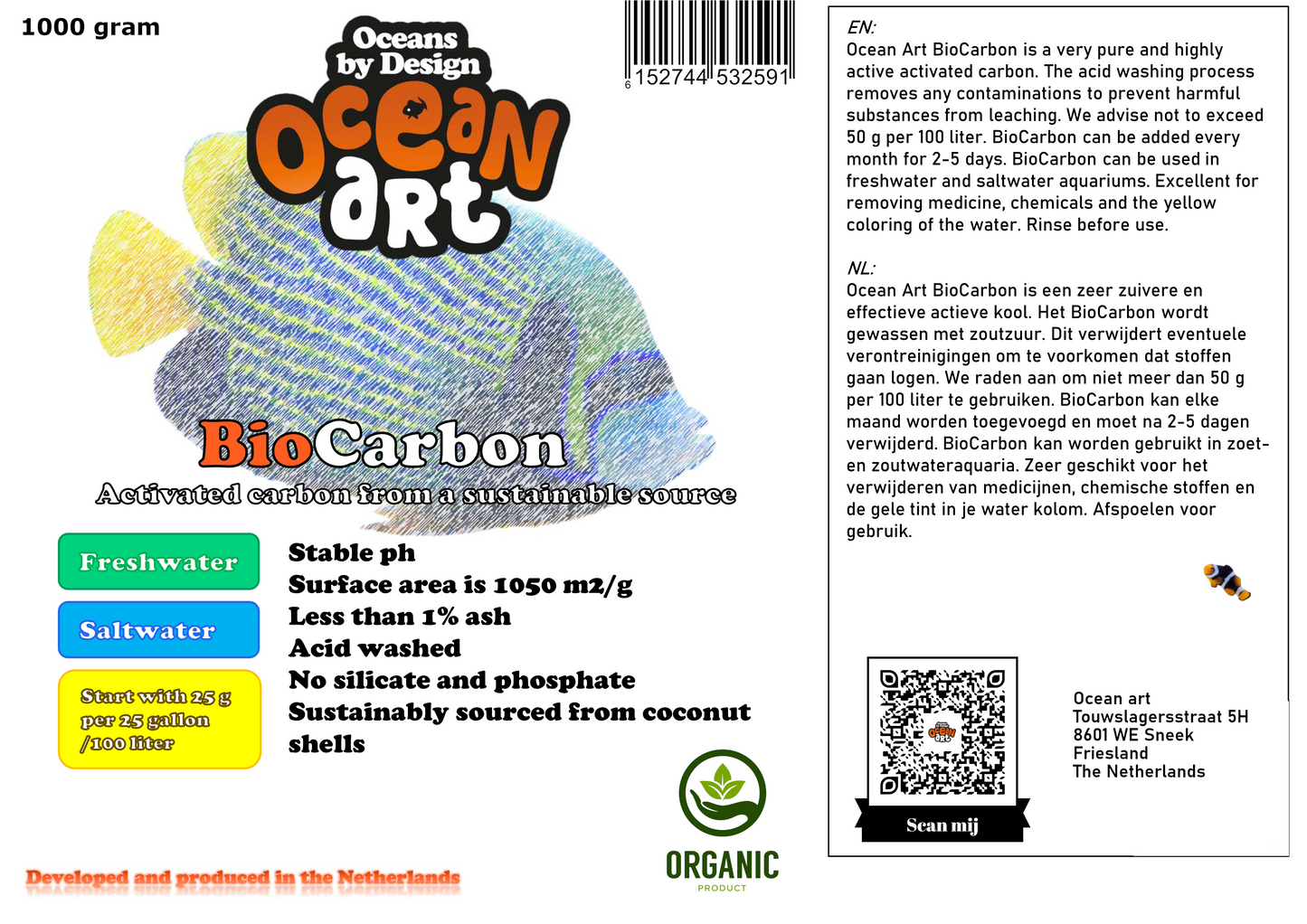 Ocean Art Biocarbon